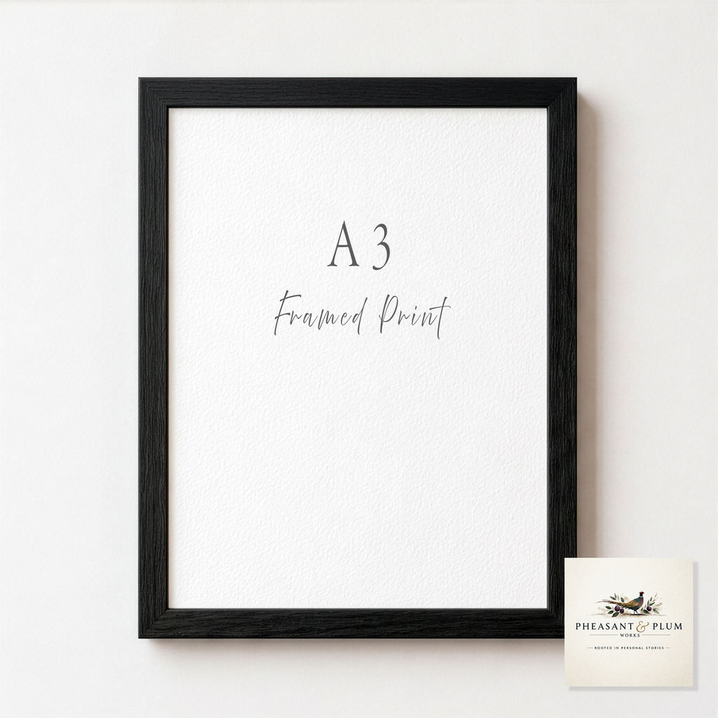 Personalised Hare Print