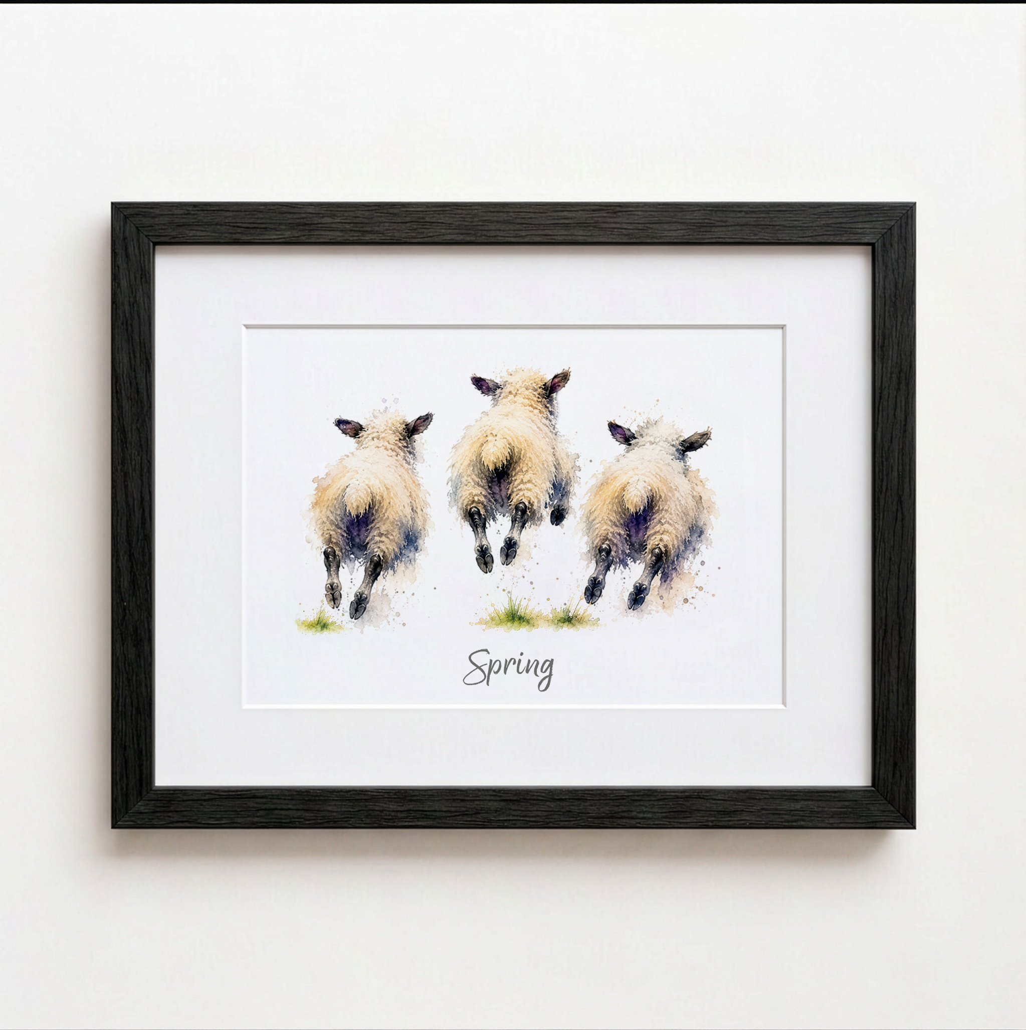 Personalised Sheep Print