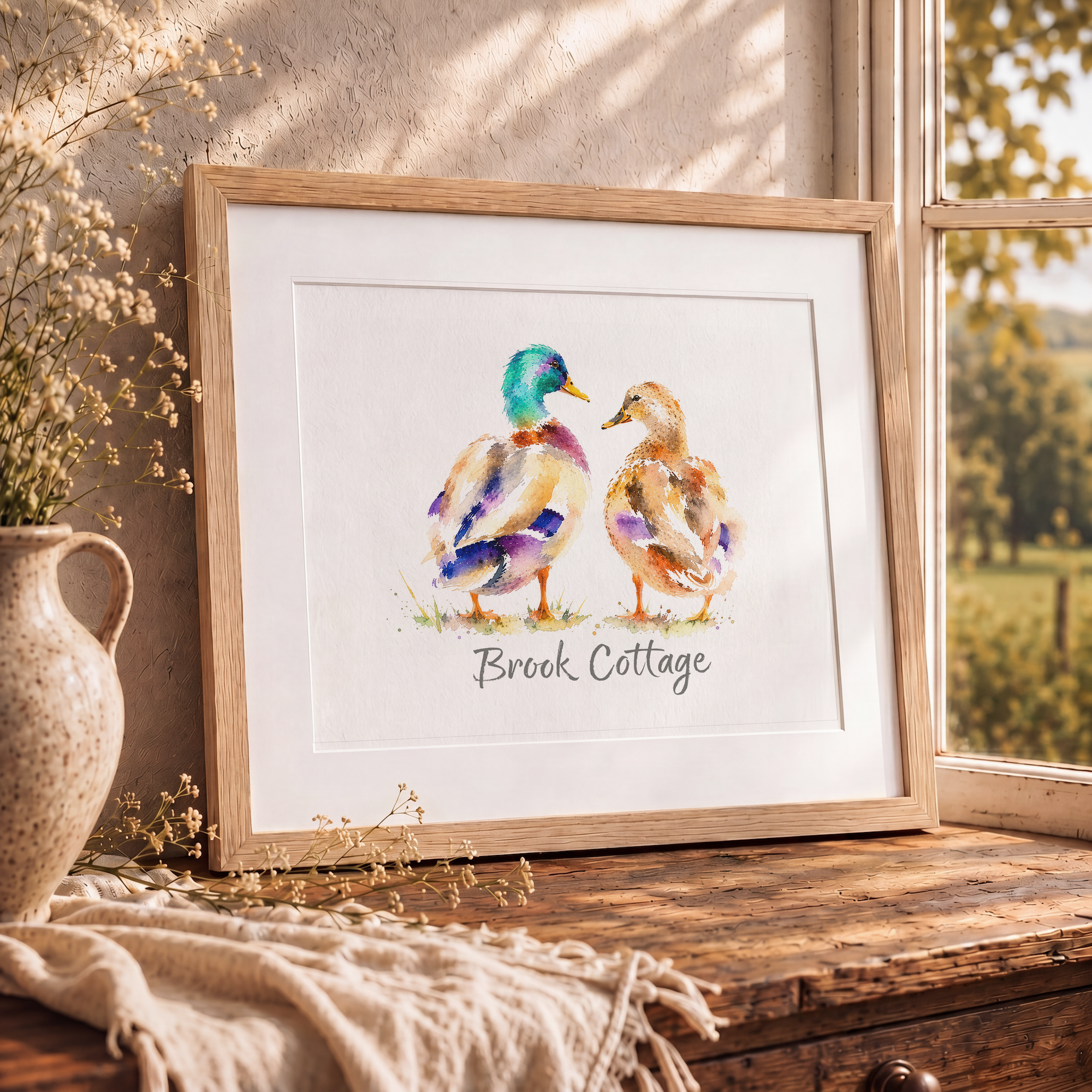 Personalised Duck Print