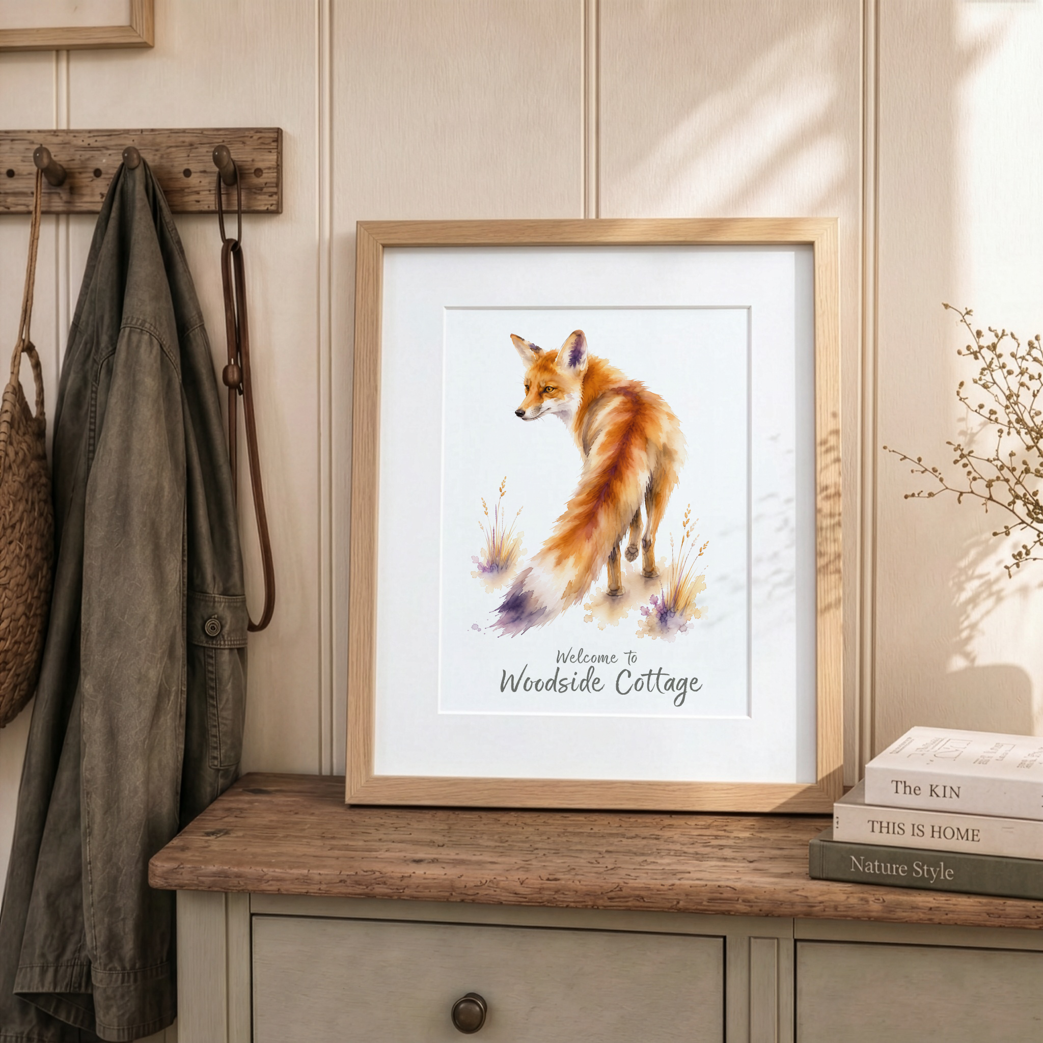 Personalised Fox Print