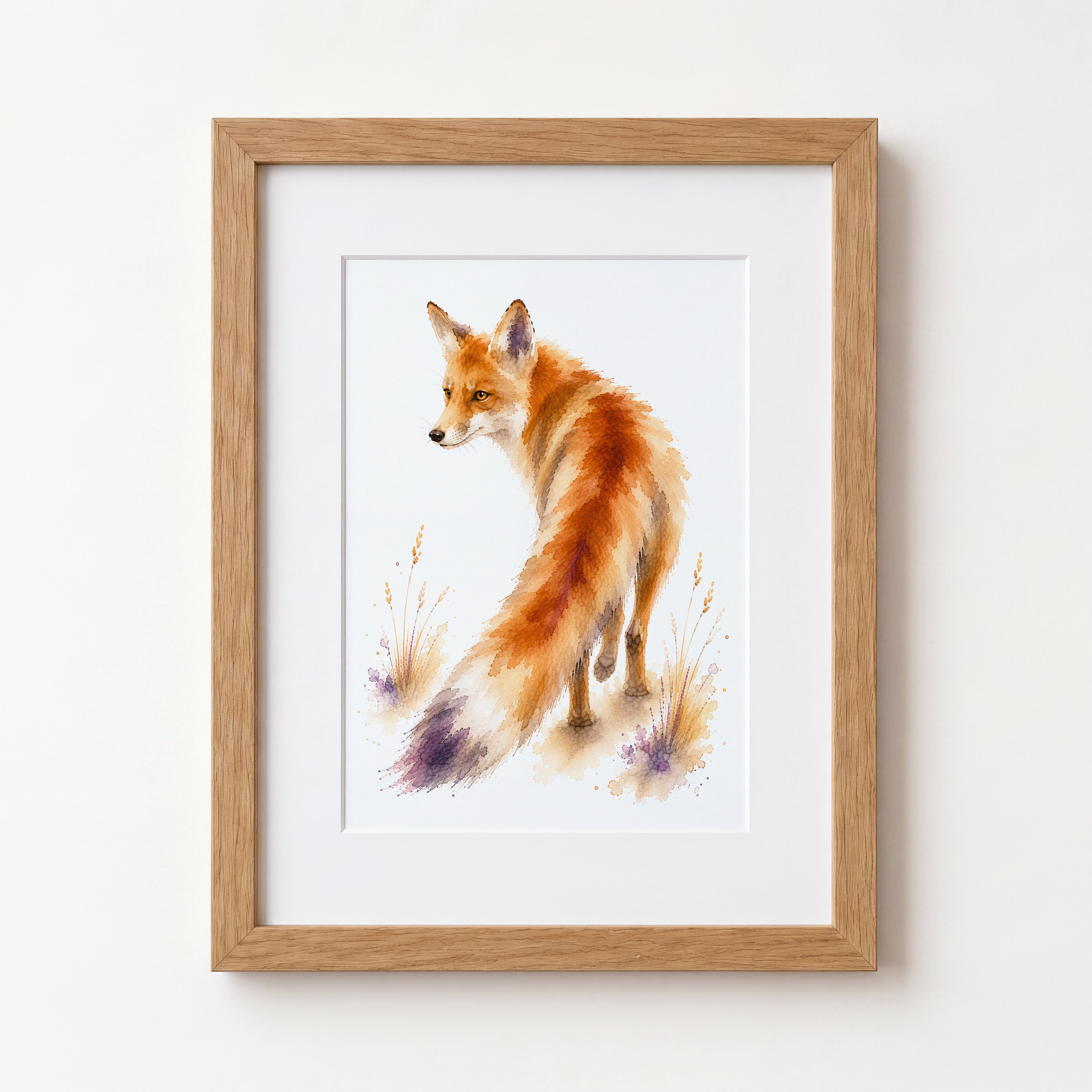Personalised Fox Print