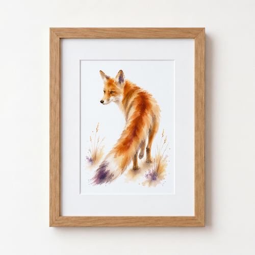 Personalised Fox Print