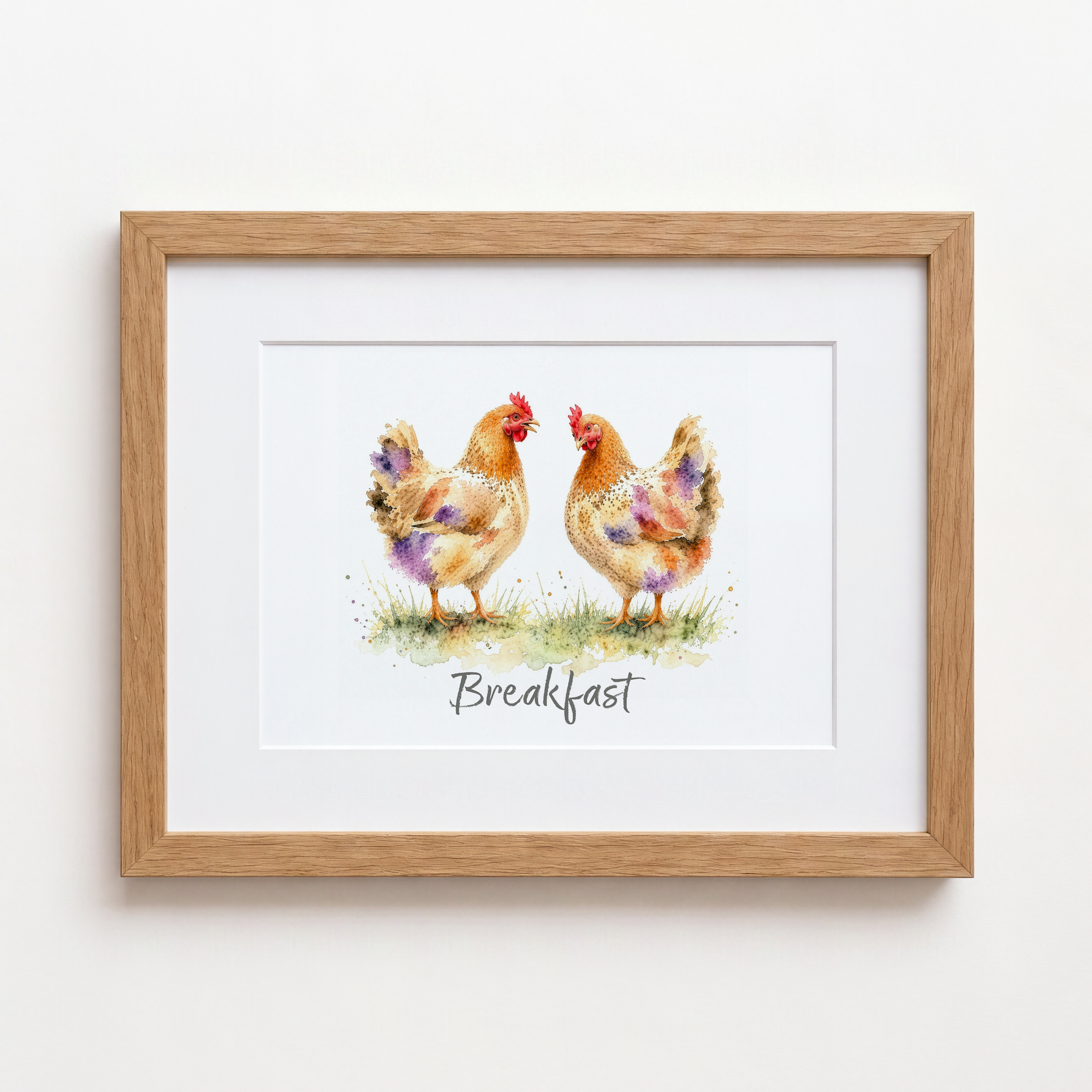 Personalised Chicken Print