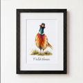 Personalised Pheasant Print