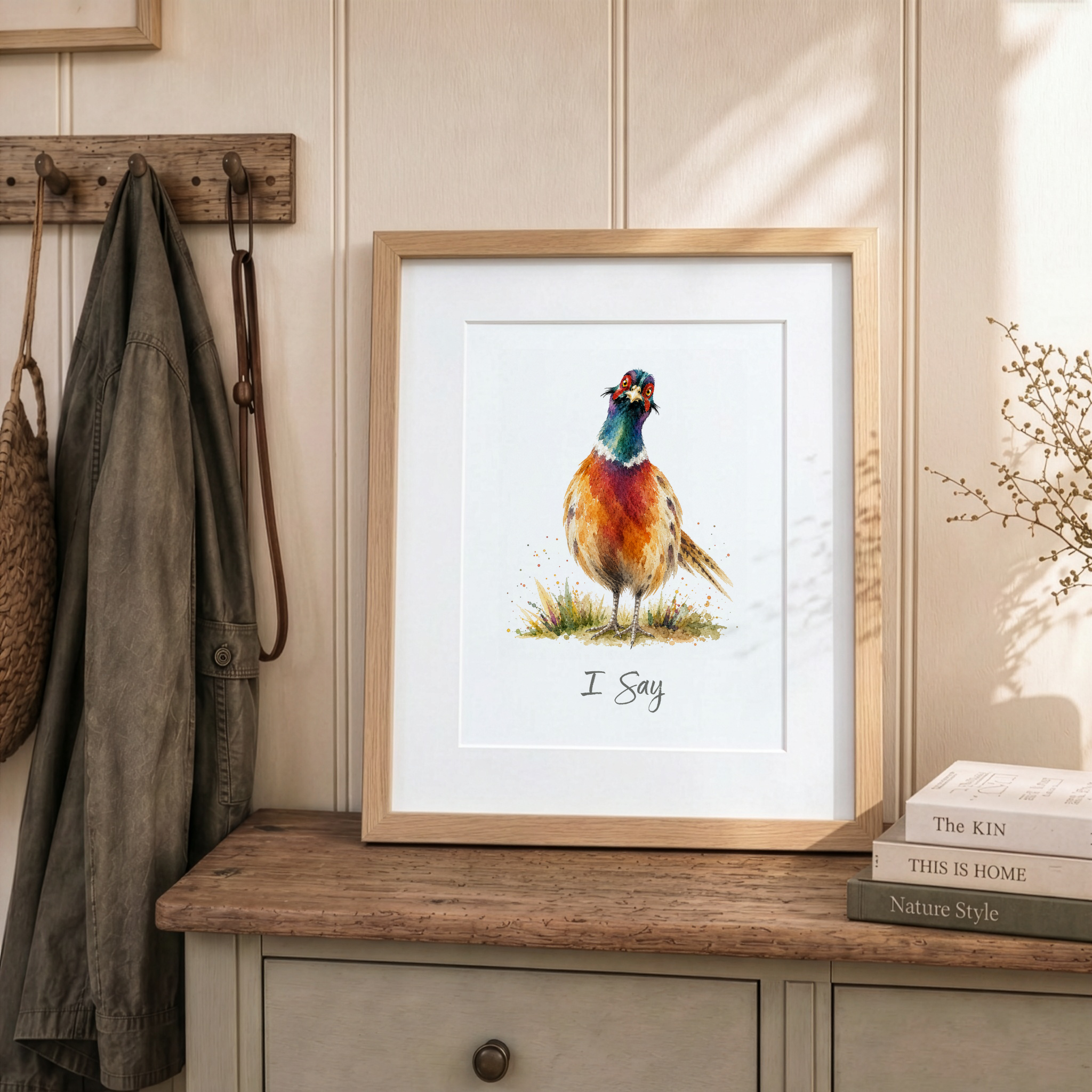 Personalised Pheasant Print