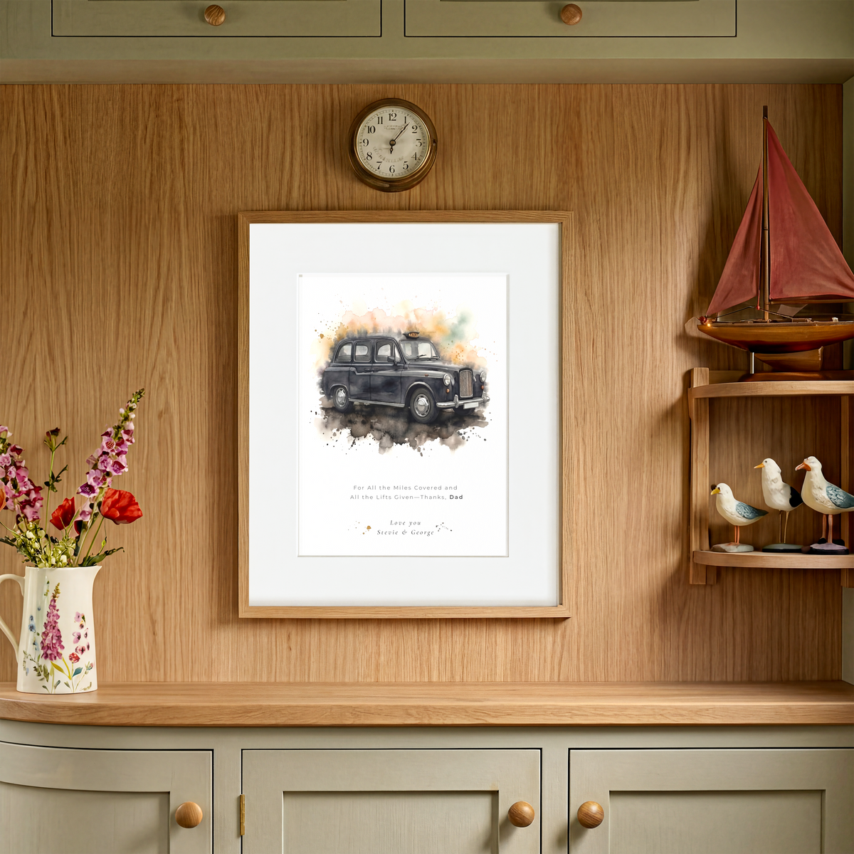 Personalised Taxi  Print