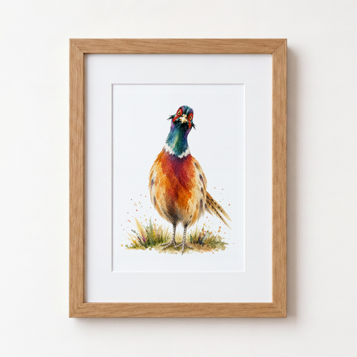 Personalised Pheasant Print